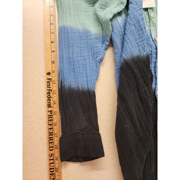 Electric & Rose Womens Oversized Sz XS Ombre Preppy Beachy Streetwear Vacation - Picture 11 of 11